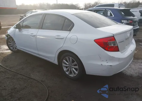 2012 Honda Civic Ex-L from USA, damaged, VIN 2HGFB2F97CH554675